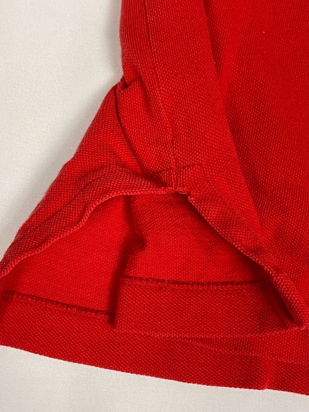 Polo by Ralph Lauren Red Cotton Polo Shirt XL – Made in Bolivia, Classic Fit